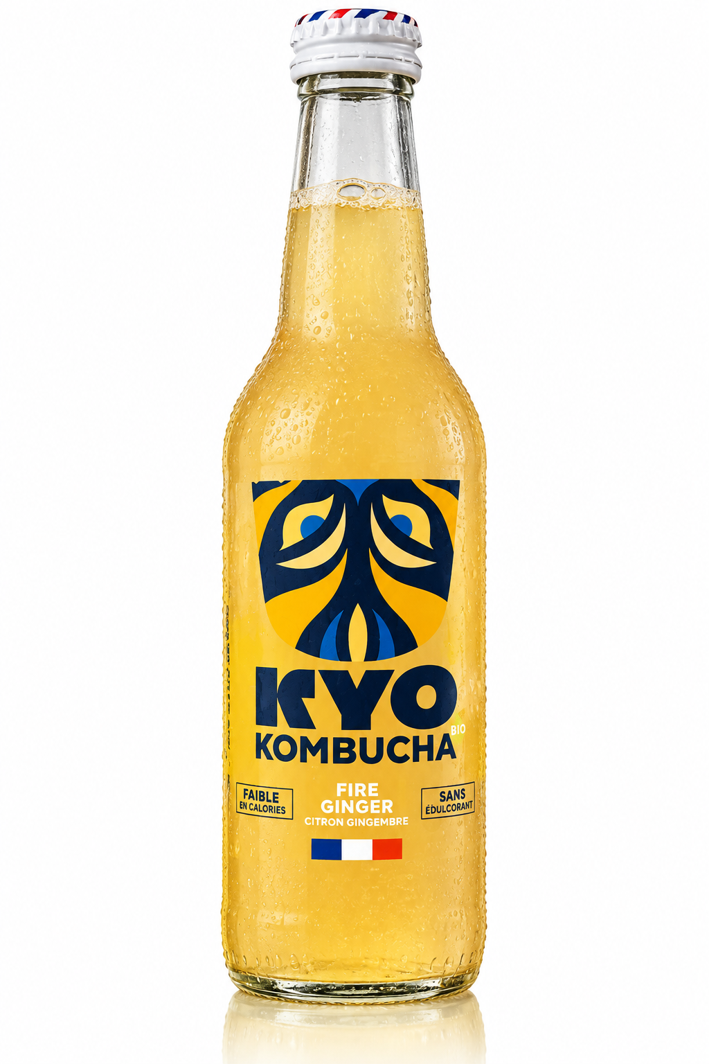 KYO Kombucha Bio – Fire Ginger (Citron/Gingembre) 🍋